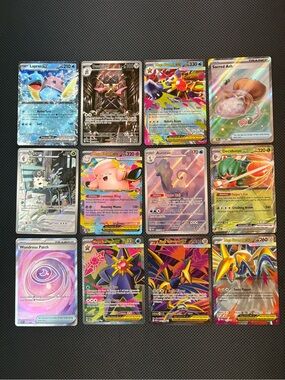 Pokémon EX & GX Rare Holo Card Lot - Vibrant Rainbow Foil Set